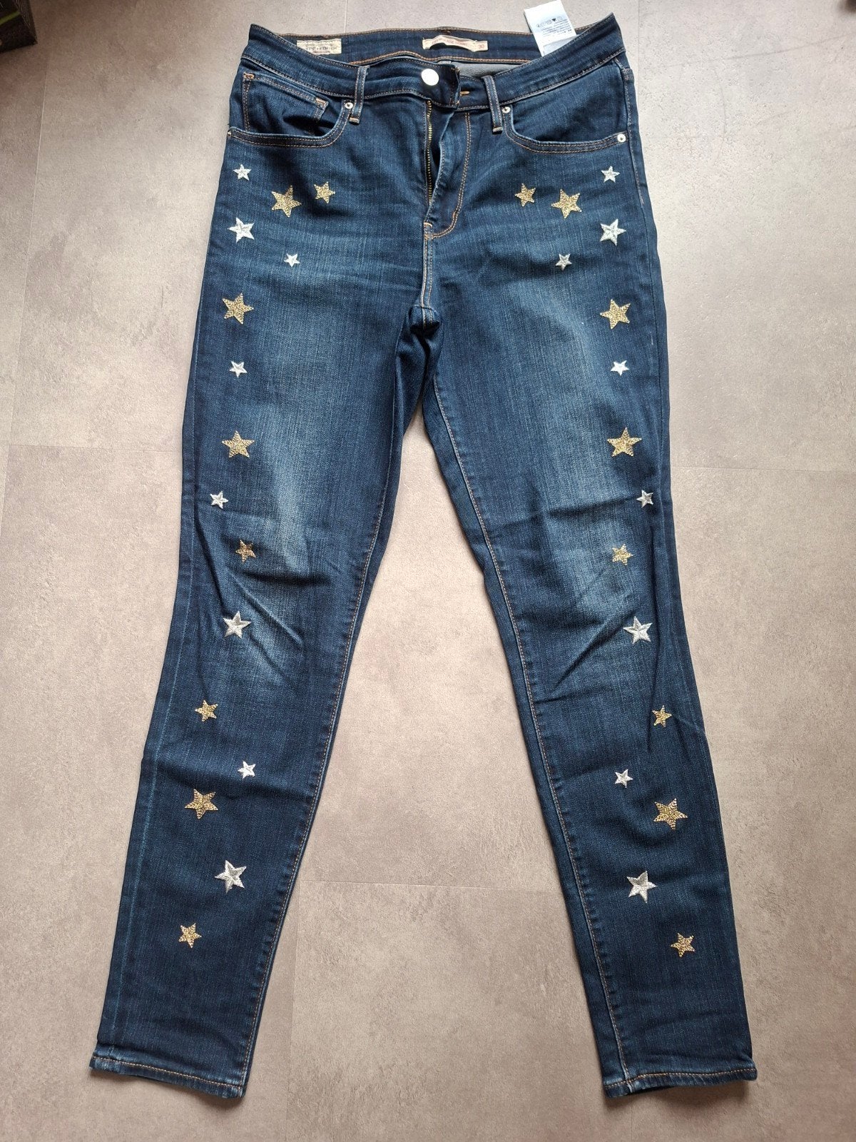 Levi s 721 premium high rise skinny maat 30/30, Ophalen of Verzenden, Zo goed als nieuw, Blauw, W30 - W32 (confectie 38/40)