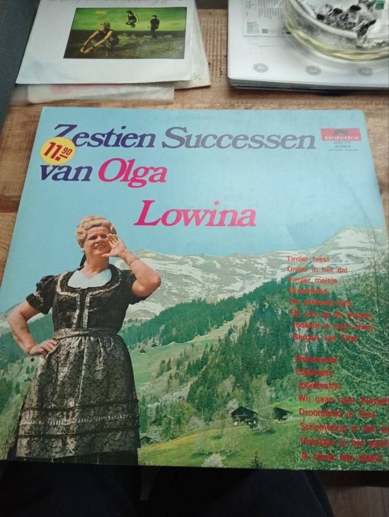 Lp Olga lowina, Cd's en Dvd's, Vinyl | Nederlandstalig, Ophalen of Verzenden, Zo goed als nieuw, Overige formaten, Levenslied of Smartlap