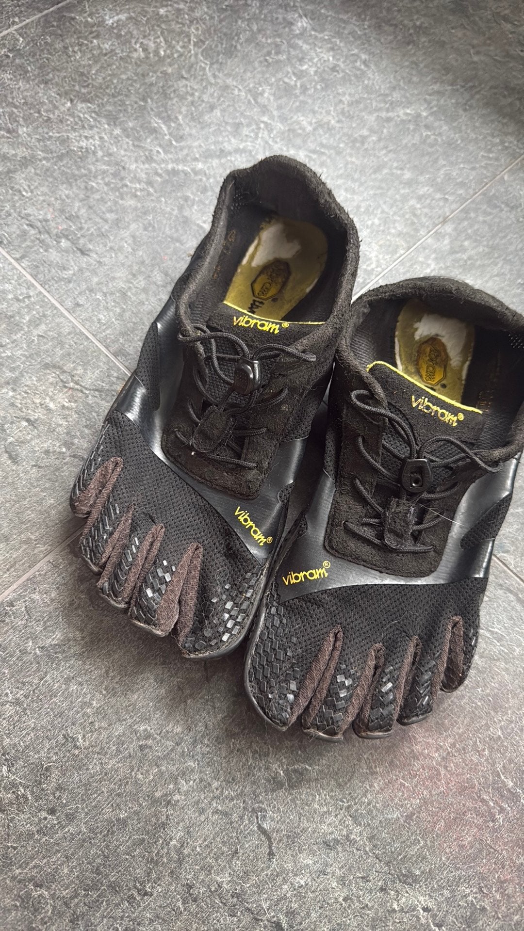 Vibram FiveFingers V-Run hardloopschoenen, Ophalen of Verzenden, Gedragen, Sportschoenen, Zwart