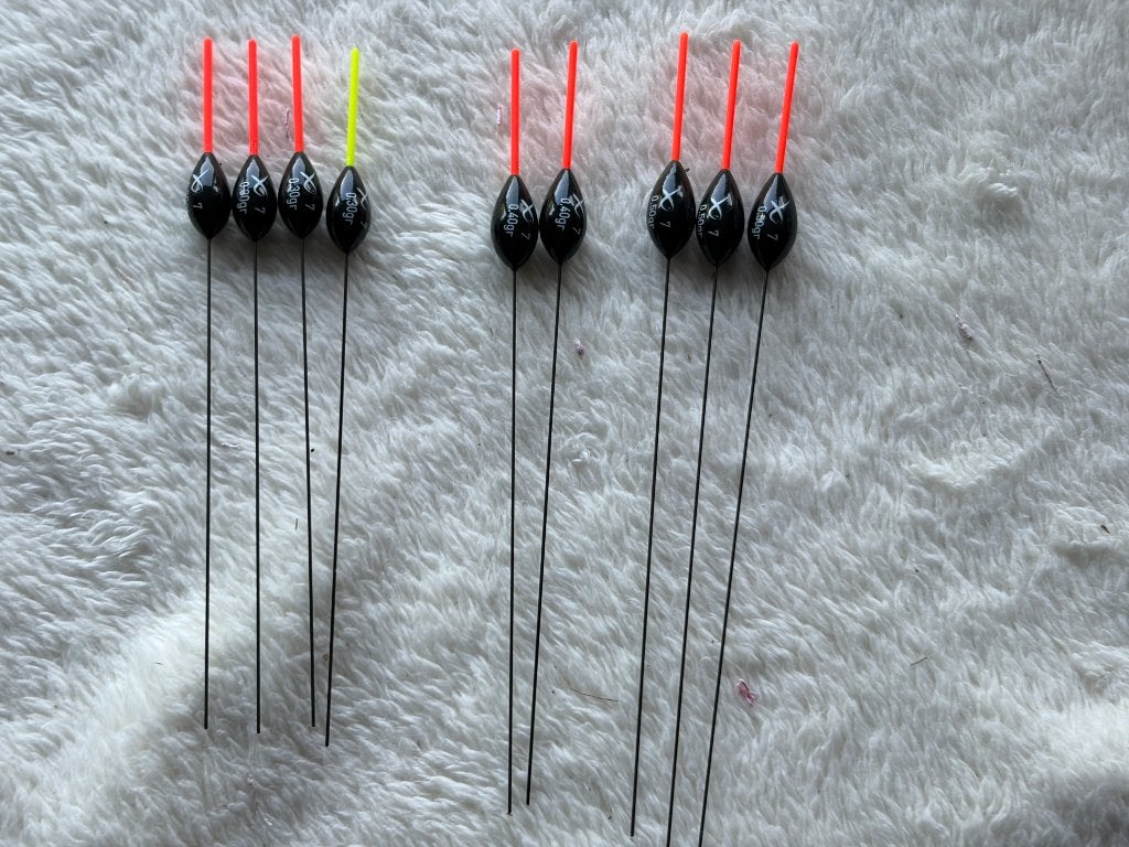 adv 213 / NIEUW set 9 dobbers MATRIX, Ophalen of Verzenden, Nieuw, Dobber of Lood