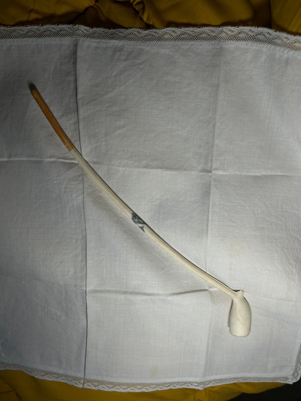 Stenen Lange witte pijp 40 cm Gouda Holland, Nieuw, Ophalen of Verzenden, X, X