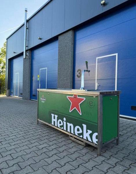 Heineken bar huren compleet + 50L bier!, Ophalen of Verzenden, Zo goed als nieuw, Overige