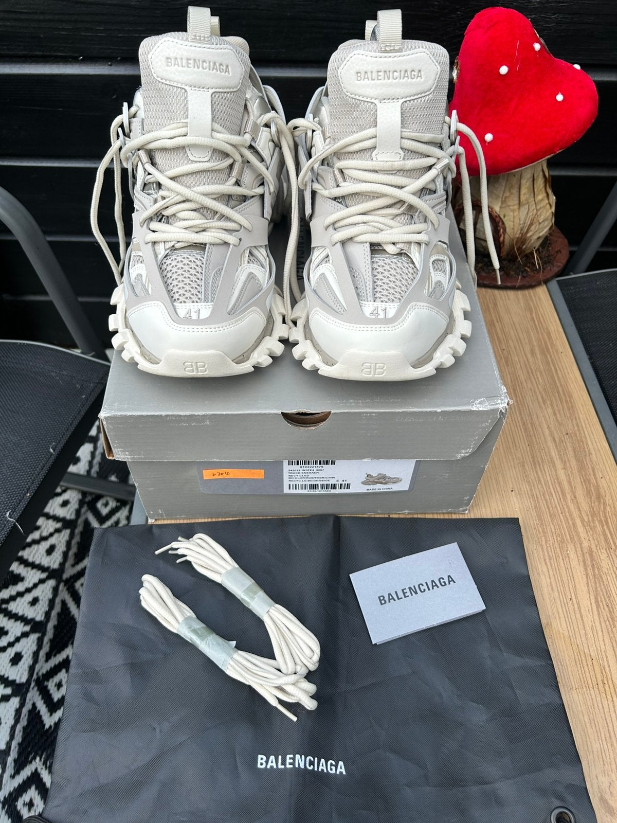 Balenciaga track sneaker, Ophalen, Zo goed als nieuw, Zwart