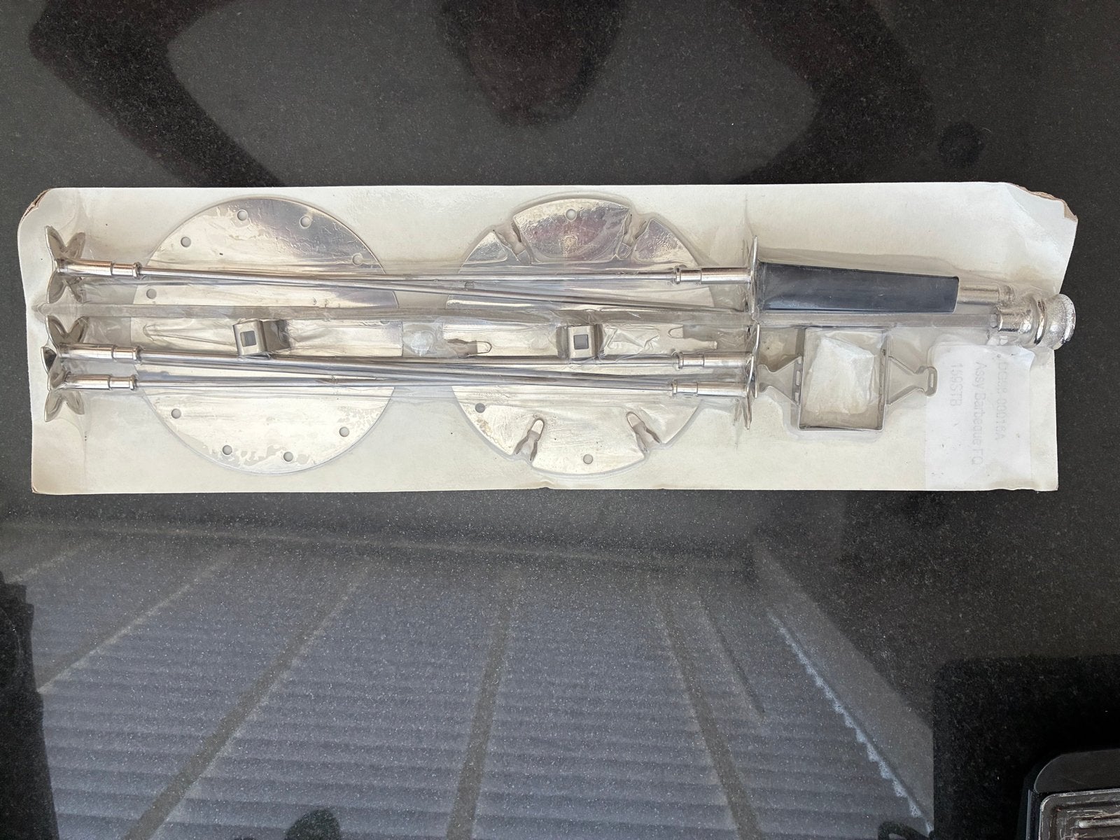 Vintage vleeshouder/braadspit voor oven of BBQ, Overige typen, Ophalen of Verzenden, Metaal, Overige merken