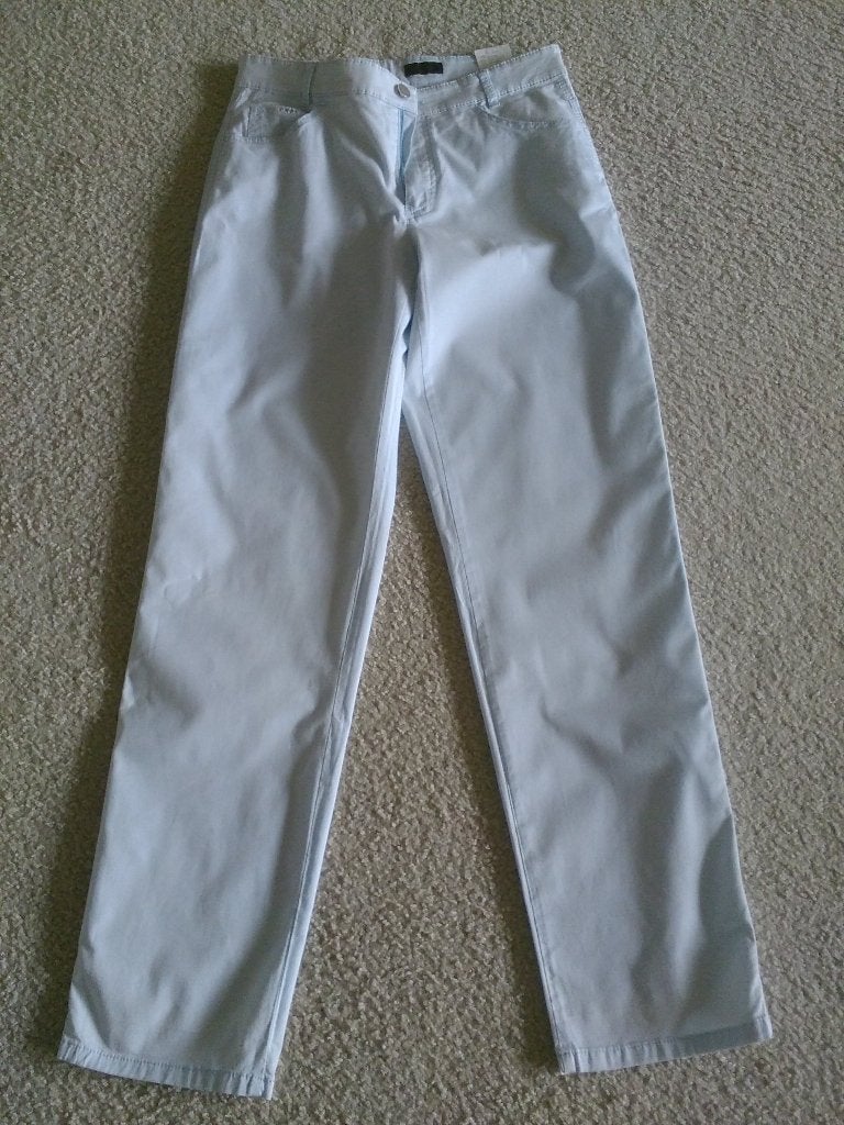 Lichtblauwe Rosner broek maat 38, Kleding | Dames, Maat 38/40 (M), Blauw, Ophalen of Verzenden, Zo goed als nieuw