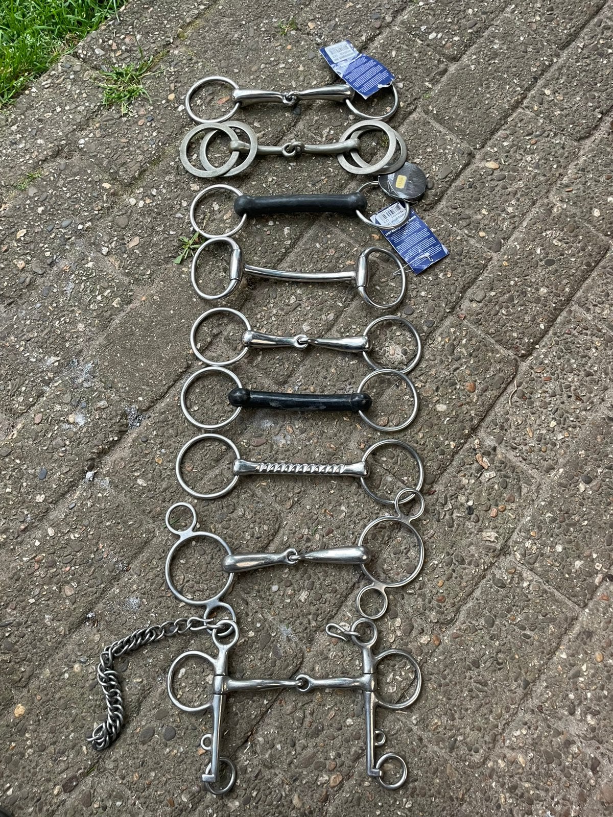 Verschillende bitten maat 13,5, Ophalen of Verzenden, Zo goed als nieuw, Dressuur