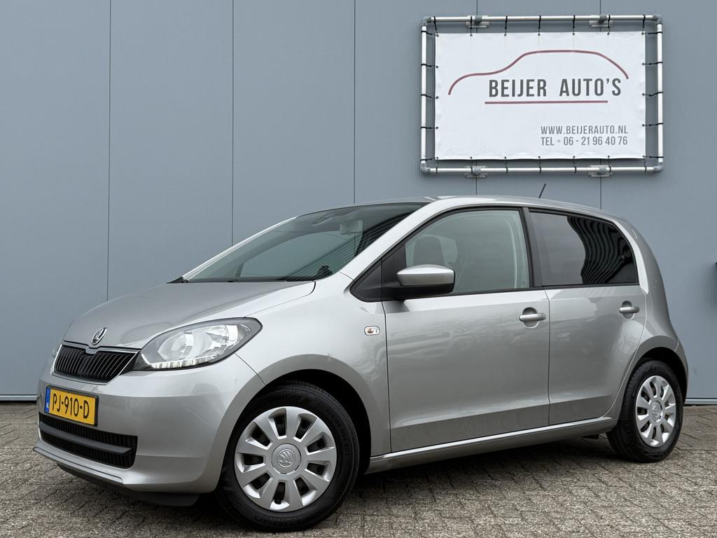 Skoda Citigo 1.0 Greentech Ambition Airco/Cruise/Bluetooth., Auto's, Skoda, Voorwielaandrijving, Gebruikt, Euro 6, 60 pk