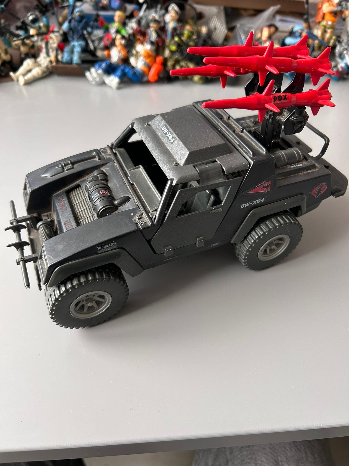 Vintage G.I. Joe Cobra Stinger 1984 (bijna compleet), Verzamelen, Poppetjes en Figuurtjes, Ophalen of Verzenden, Zo goed als nieuw
