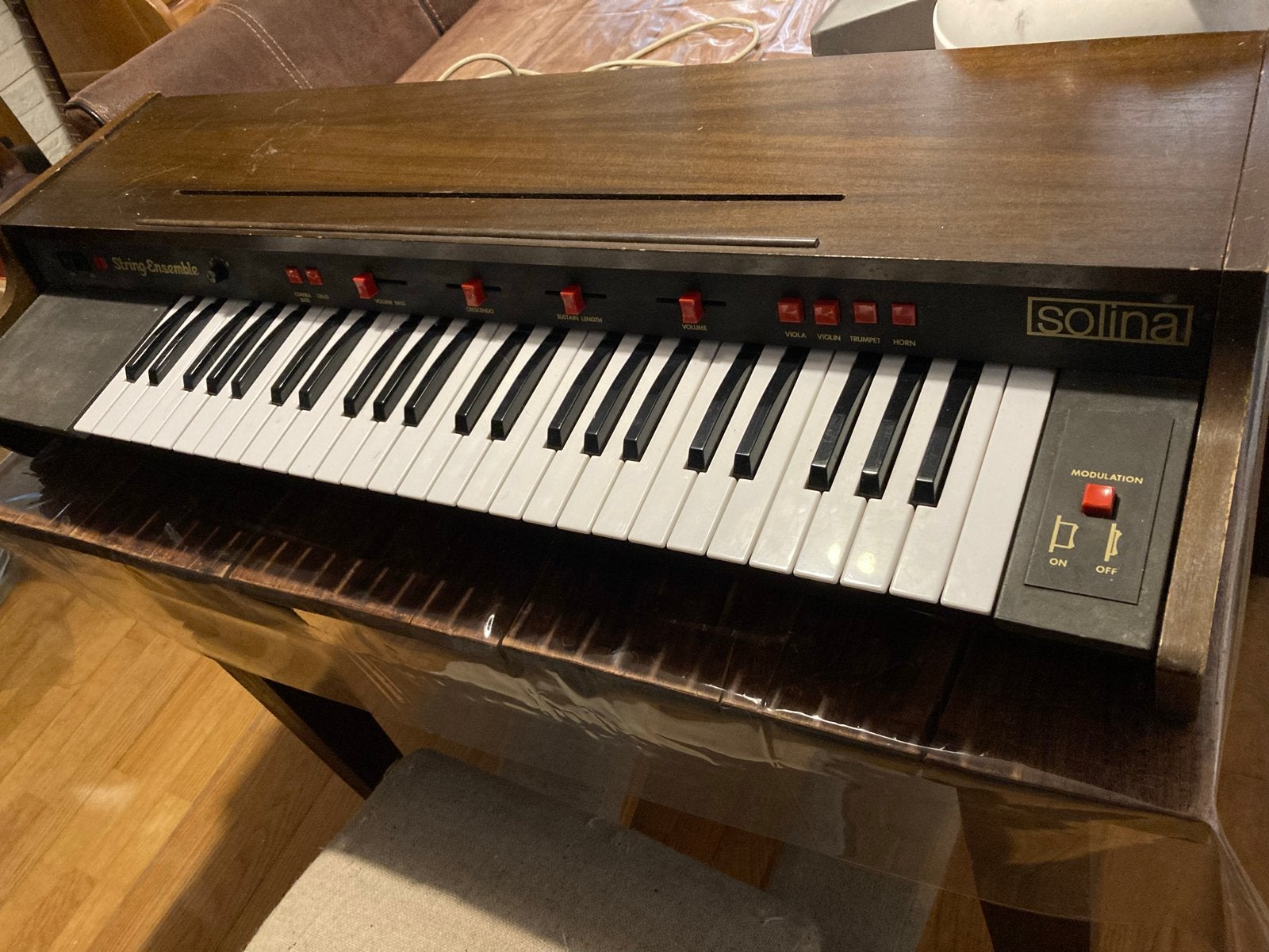 Eminent / ARP Solina String Ensemble MK1 – Vroege Serie 96!, Ophalen, Gebruikt, 49 toetsen, Overige merken