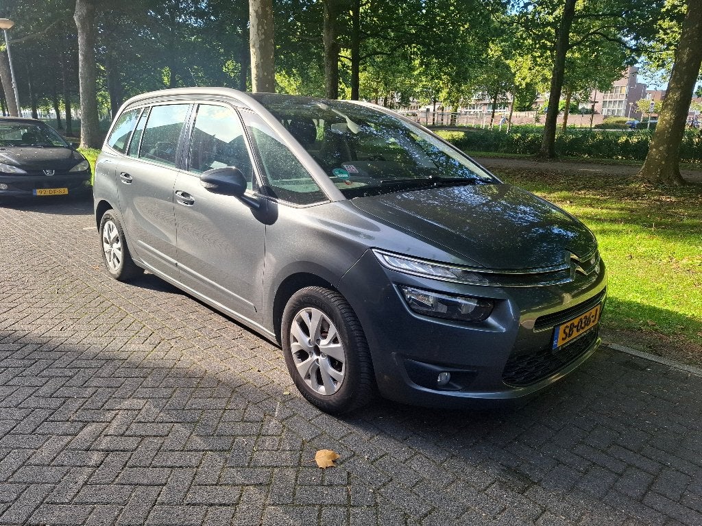 Citroën C4 (Grand) Picasso 1.6 E-hdi 2014 Grijs  VERKOCHT, Auto's, Voorwielaandrijving, Euro 5, Stof, 4 cilinders