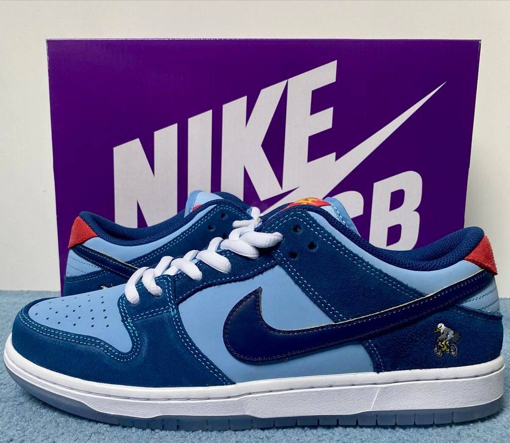 Nike SB Dunk Low PRM Why So Sad? Maat 43, Ophalen of Verzenden, Nieuw, Blauw, Sneakers of Gympen