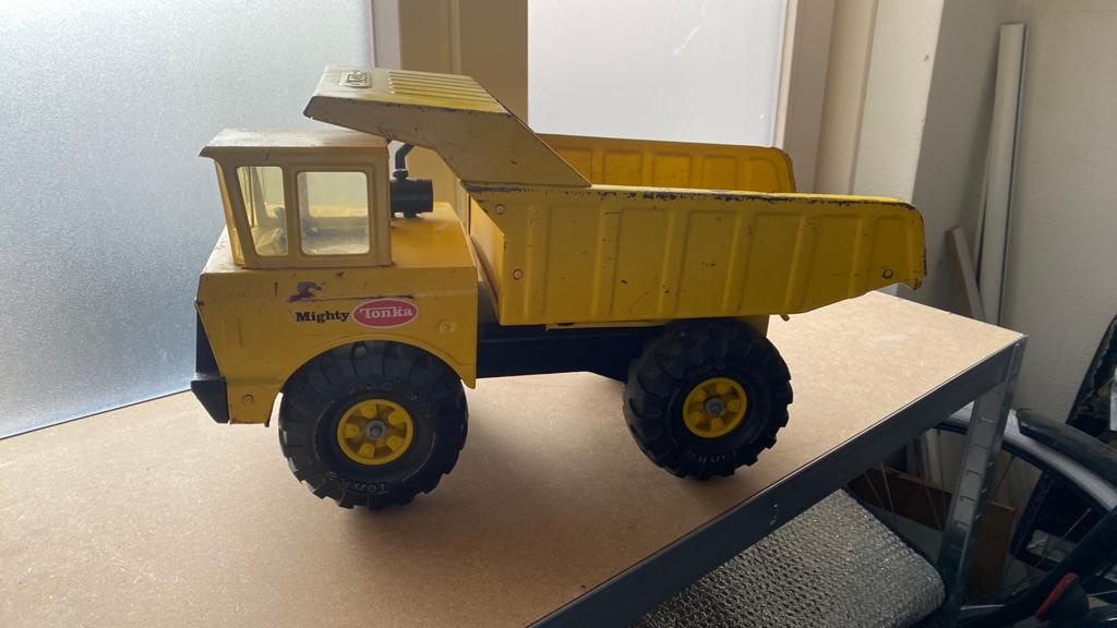 Tonka Mighty dump vintage, Ophalen