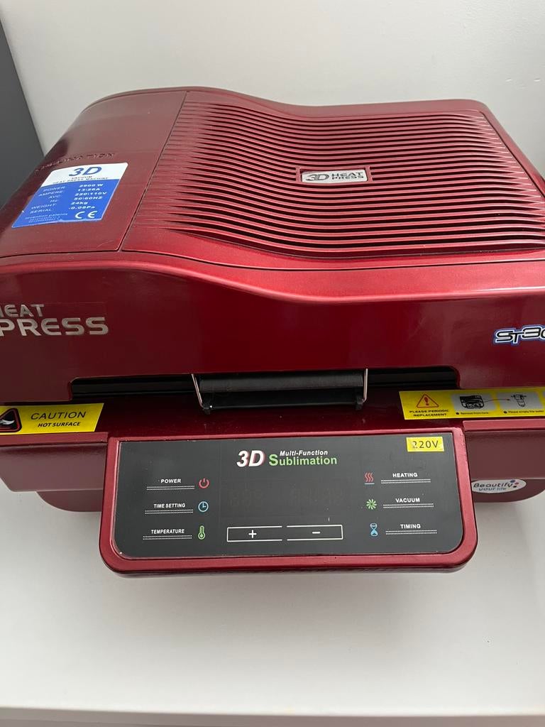 3 D Vacuum Sublimatieoven, Computers en Software, Printers, Zo goed als nieuw, Ophalen