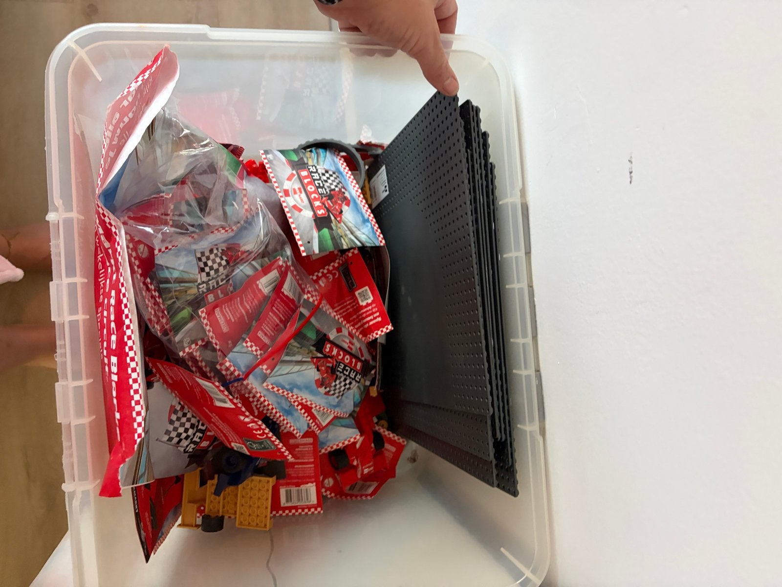 DekaMarkt Race Blocks spaaractie set, Ophalen of Verzenden, Zo goed als nieuw, Overige merken