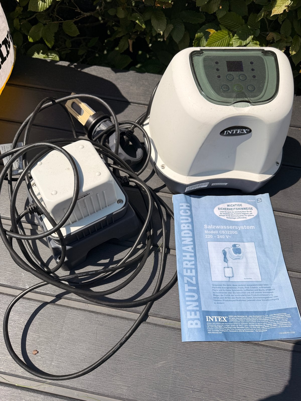 Intex Zoutwatersysteem CS3220G voor Zwembad, Tuin en Terras, Zwembad-toebehoren, Ophalen, Gebruikt, Overige typen