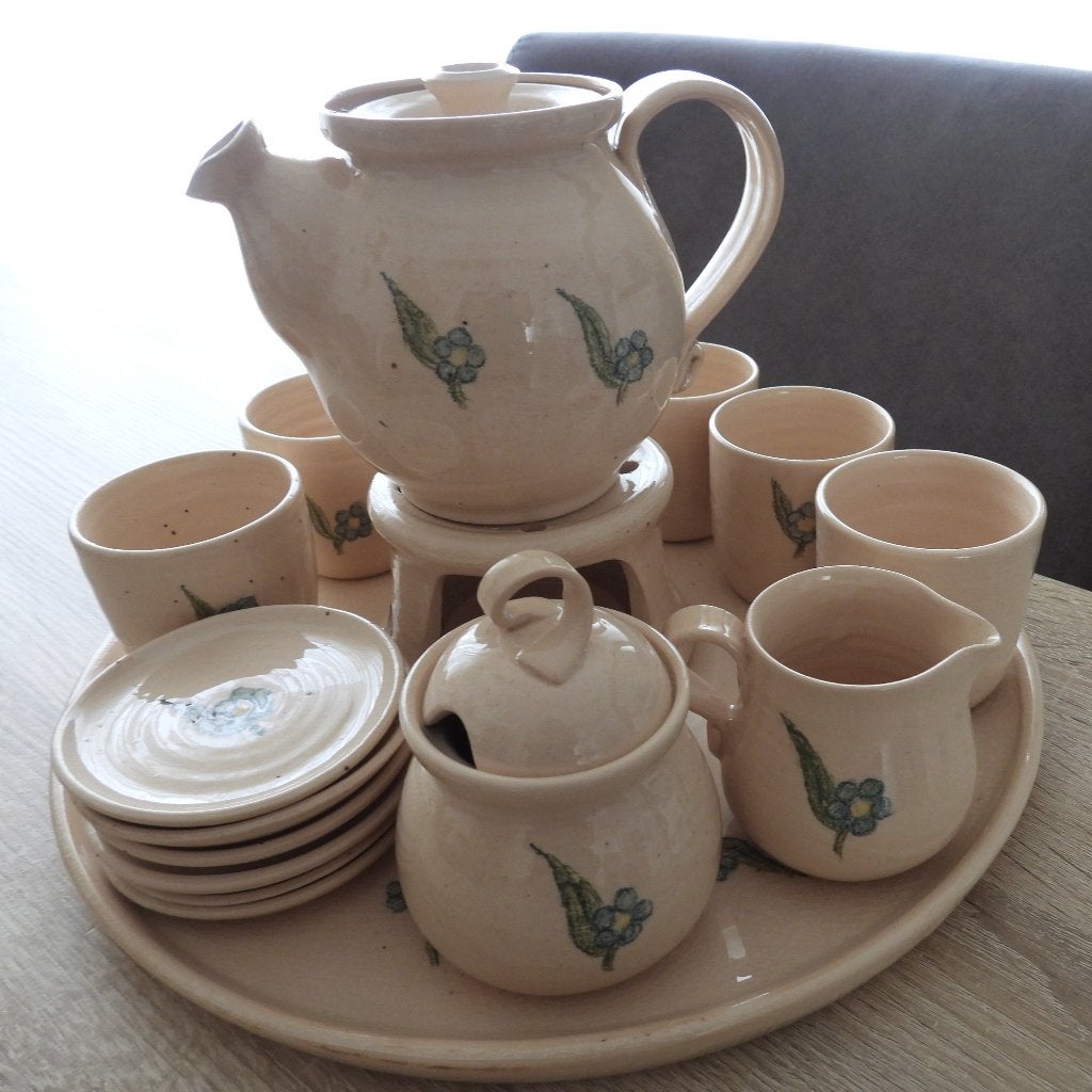 Frans theeservies, Ophalen