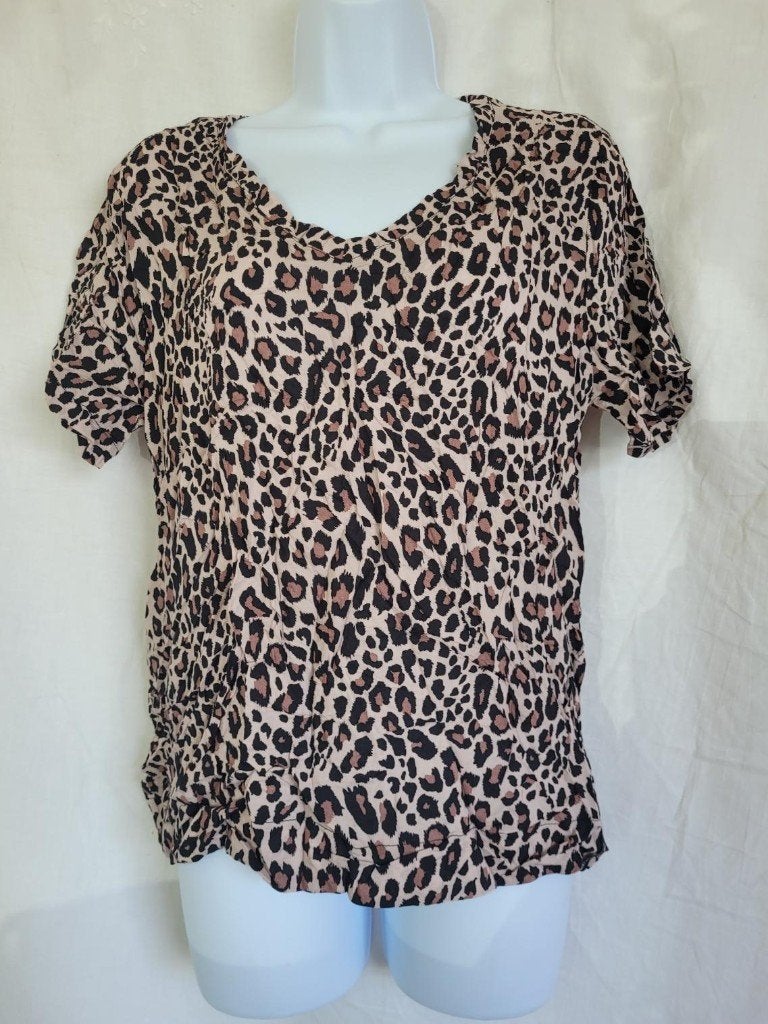 Stoer luipaardprint shirt mt S merk Catwalk Junkie, Kleding | Dames, ., Zwart, Ophalen of Verzenden, Zo goed als nieuw