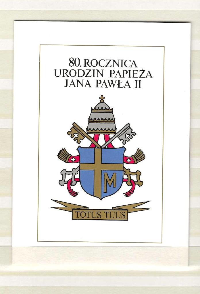 Polen Paus, Ophalen of Verzenden, Polen, Gestempeld