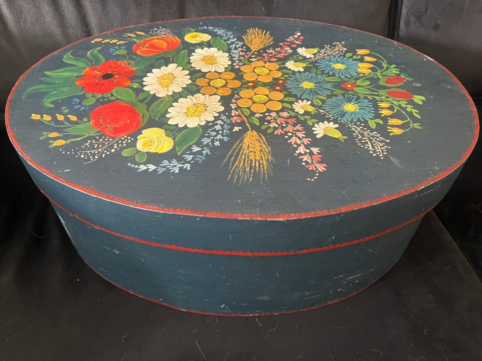 Brocante oude zweedse spanen kist . Ophalen, Antiek en Kunst, Ophalen