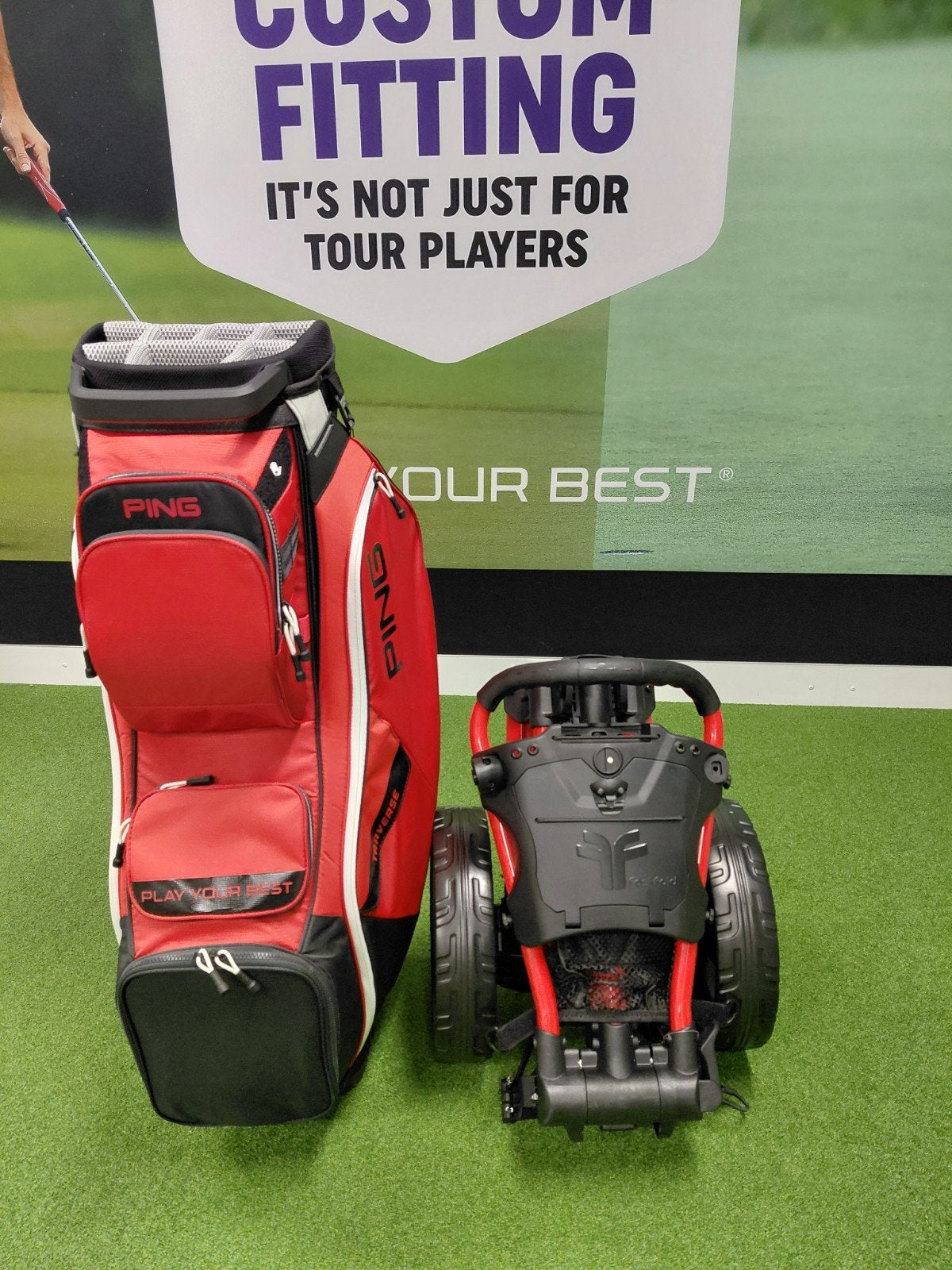 Ping Traverse Cartbag & Fastfold Square Trolley, Ophalen of Verzenden, Nieuw, Tas, Ping