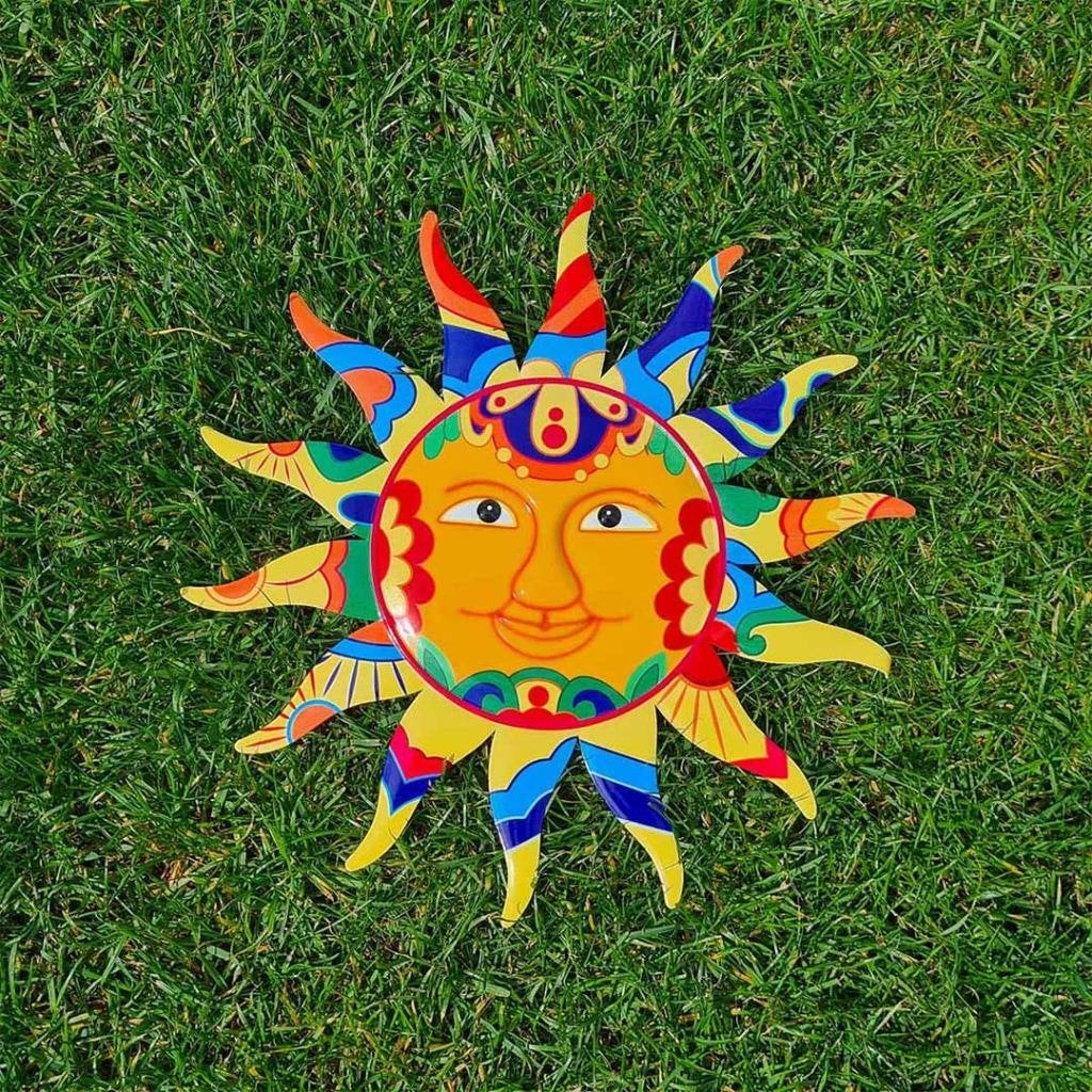 VROLIJKE KLEURRIJKE ZON WANDDECO (Nieuw), Ophalen, Nieuw
