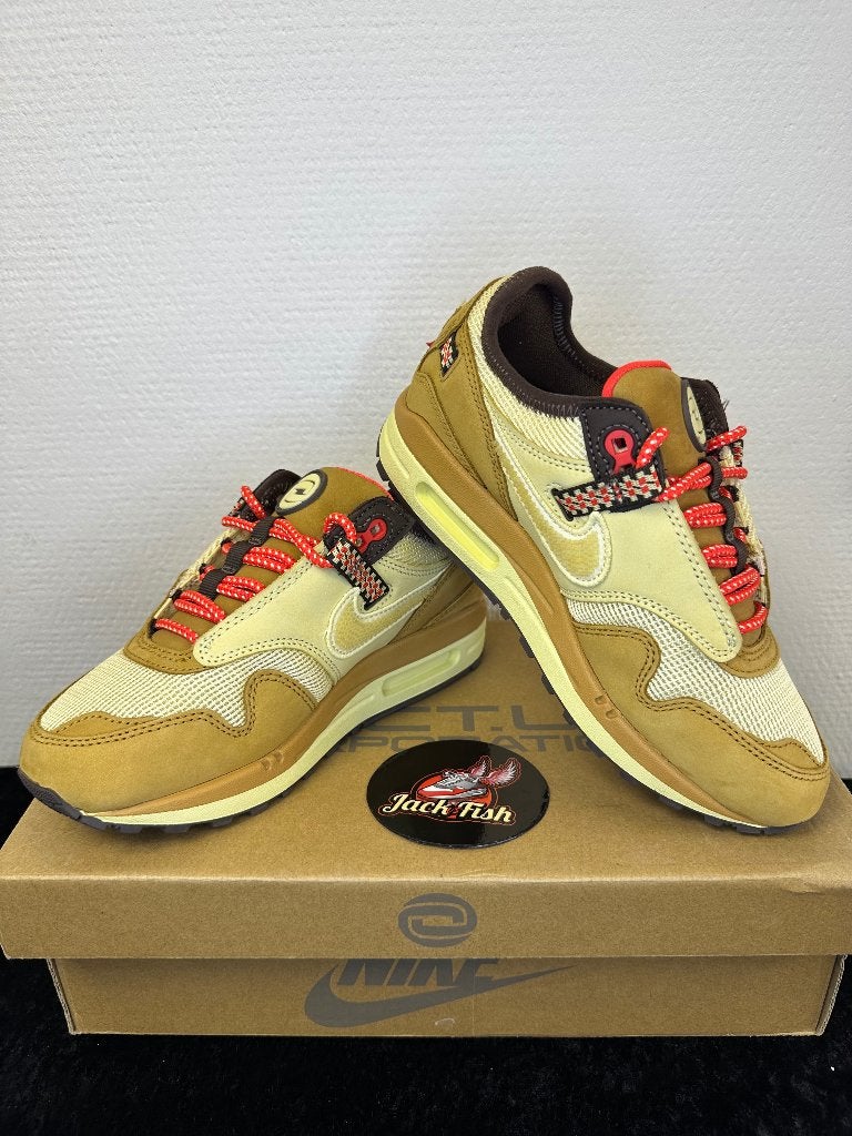 Air Max 1 Travis Scott Cactus Jack Wheat Lemon - Size 36,5, Overige kleuren, Nike, Nieuw, Ophalen of Verzenden