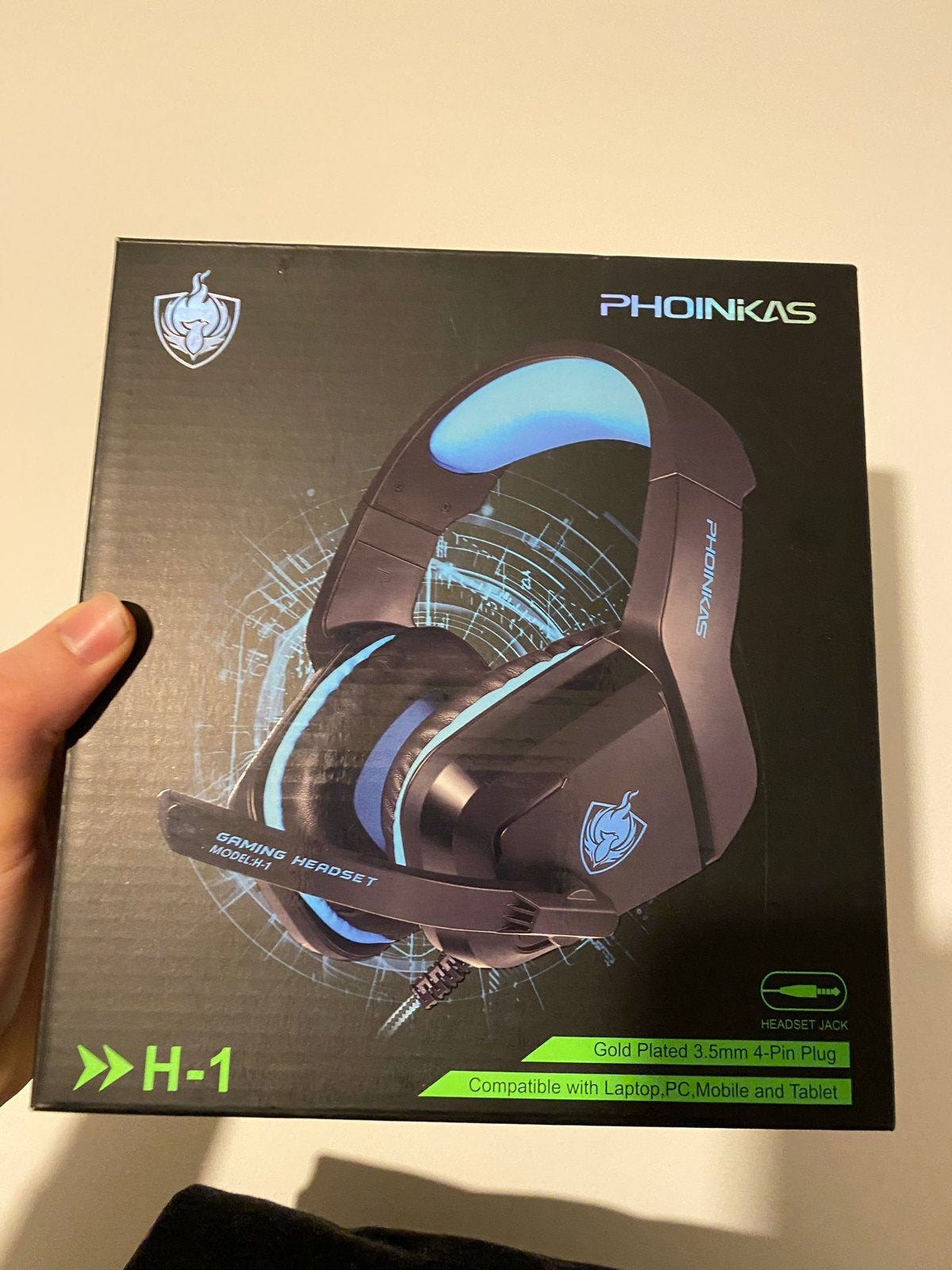 PHOINKAS H-1 Gaming Headset - Nieuw in doos, Overige merken, Gaming, Nieuw, Ophalen of Verzenden