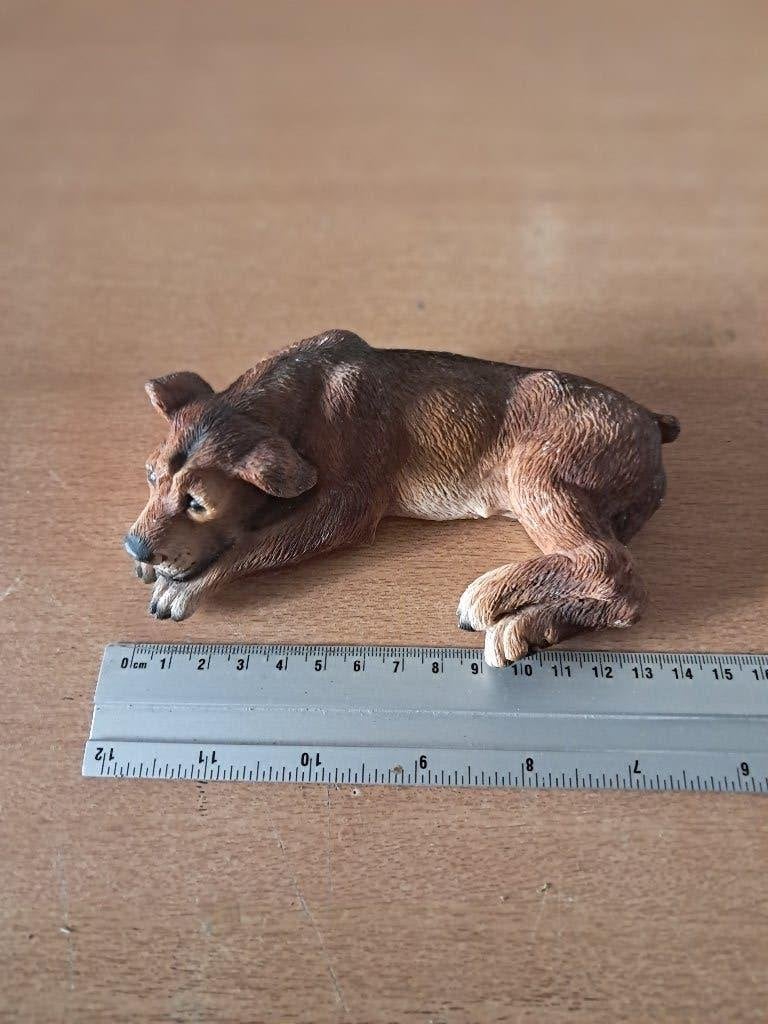 honden beelden mooi beeld border terrier, Verzamelen, Ophalen of Verzenden, Zo goed als nieuw, Dier