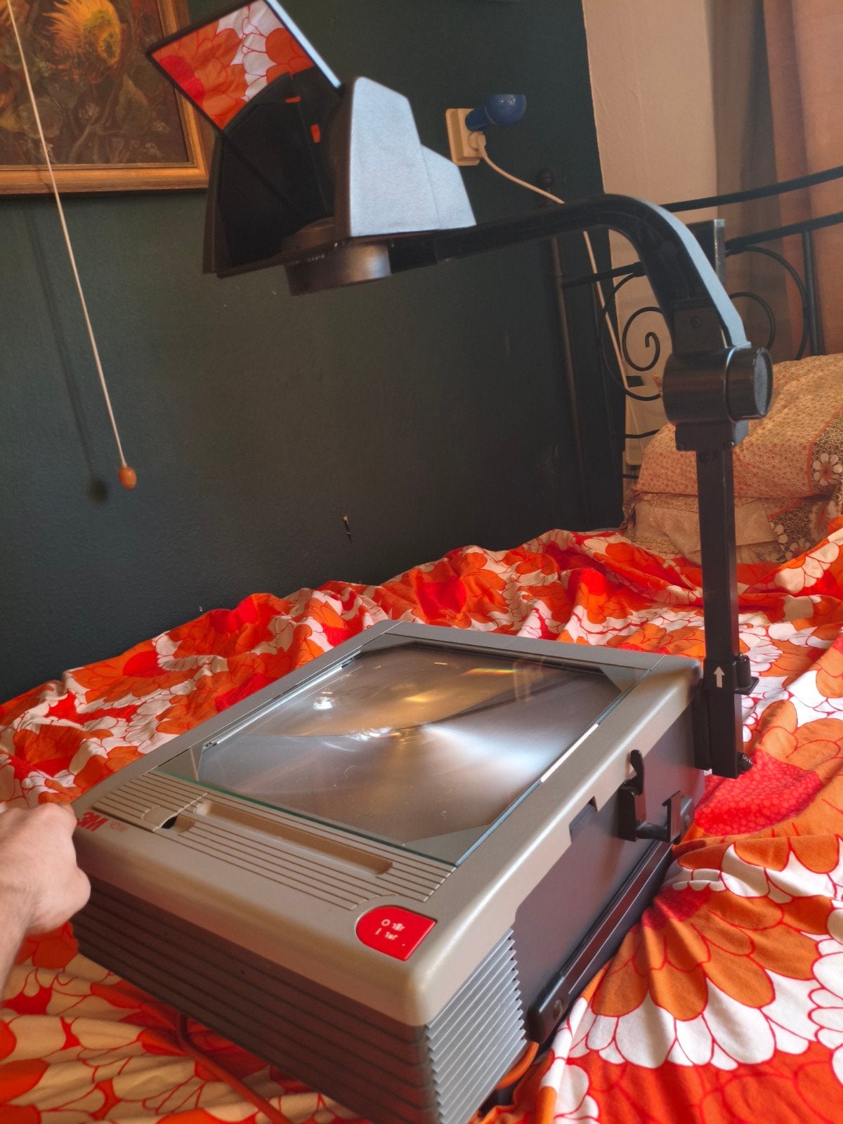 vintage 3m 9200 overheadprojector retro projector, 3M, Overige technologieën, Ophalen of Verzenden, Zo goed als nieuw