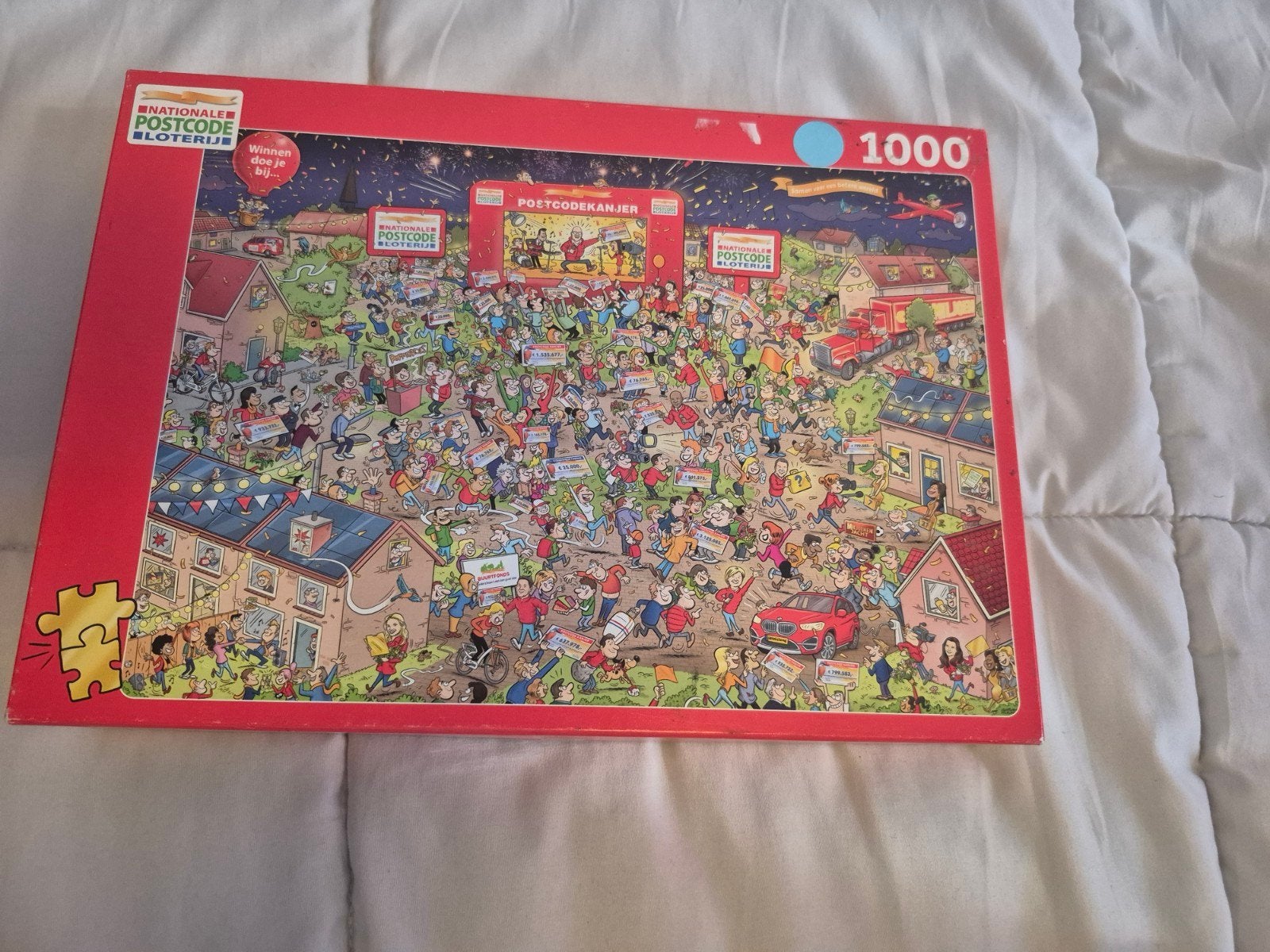postcode loterij puzzel, Ophalen of Verzenden, 500 t/m 1500 stukjes, Zo goed als nieuw