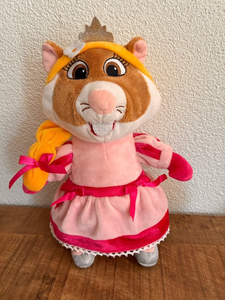 Efteling hamster knuffel Rapunzel. ZGAN. Meer op FOTO's., Kinderen en Baby's, Albert Heijn, Hamster, Ophalen of Verzenden, Zo goed als nieuw