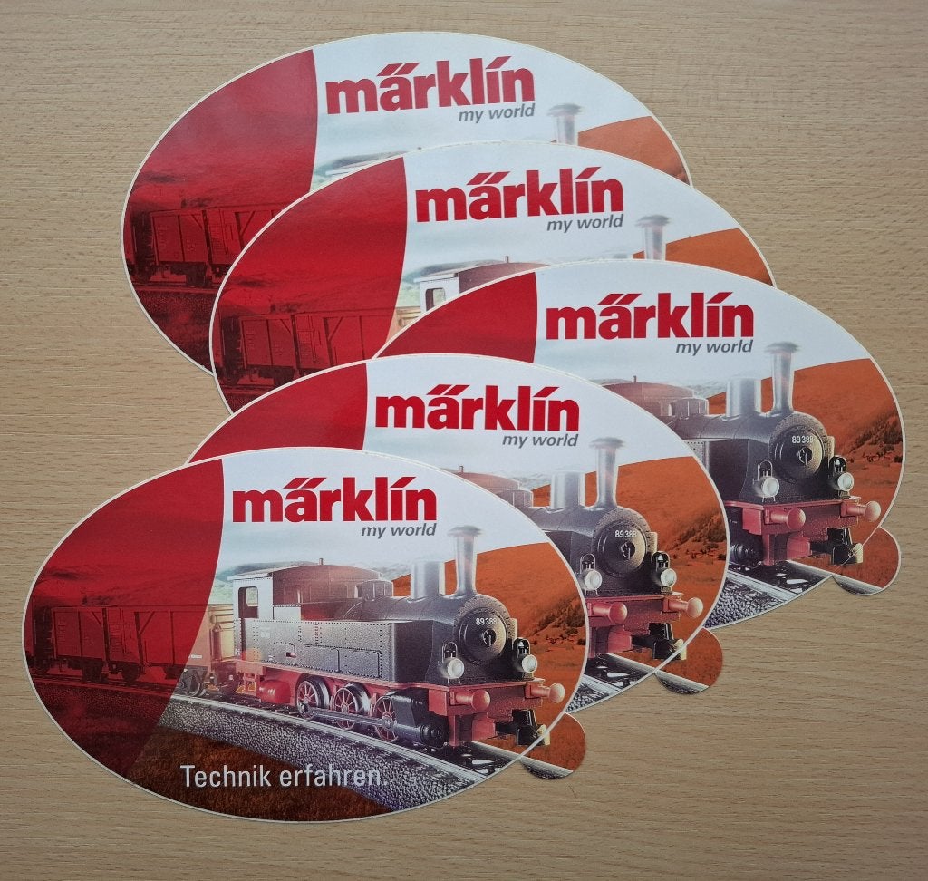 Marklin stickers MyWorld, Verzamelen, Ophalen of Verzenden, Zo goed als nieuw, Merk