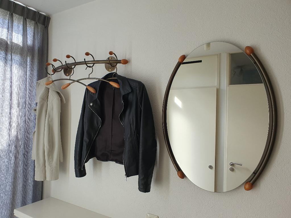 Mooie Spiegel & kapstok set, Ophalen, Zo goed als nieuw, 75 tot 100 cm, Minder dan 100 cm