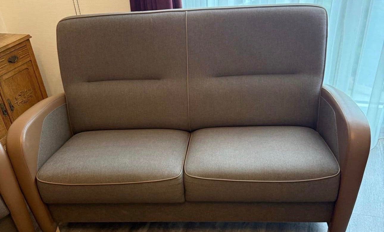 Comfortabele Fauteuil en Tweezitsbank Set - Zo goed als nieu, Ophalen, 150 tot 200 cm, Tweepersoons, 75 tot 100 cm