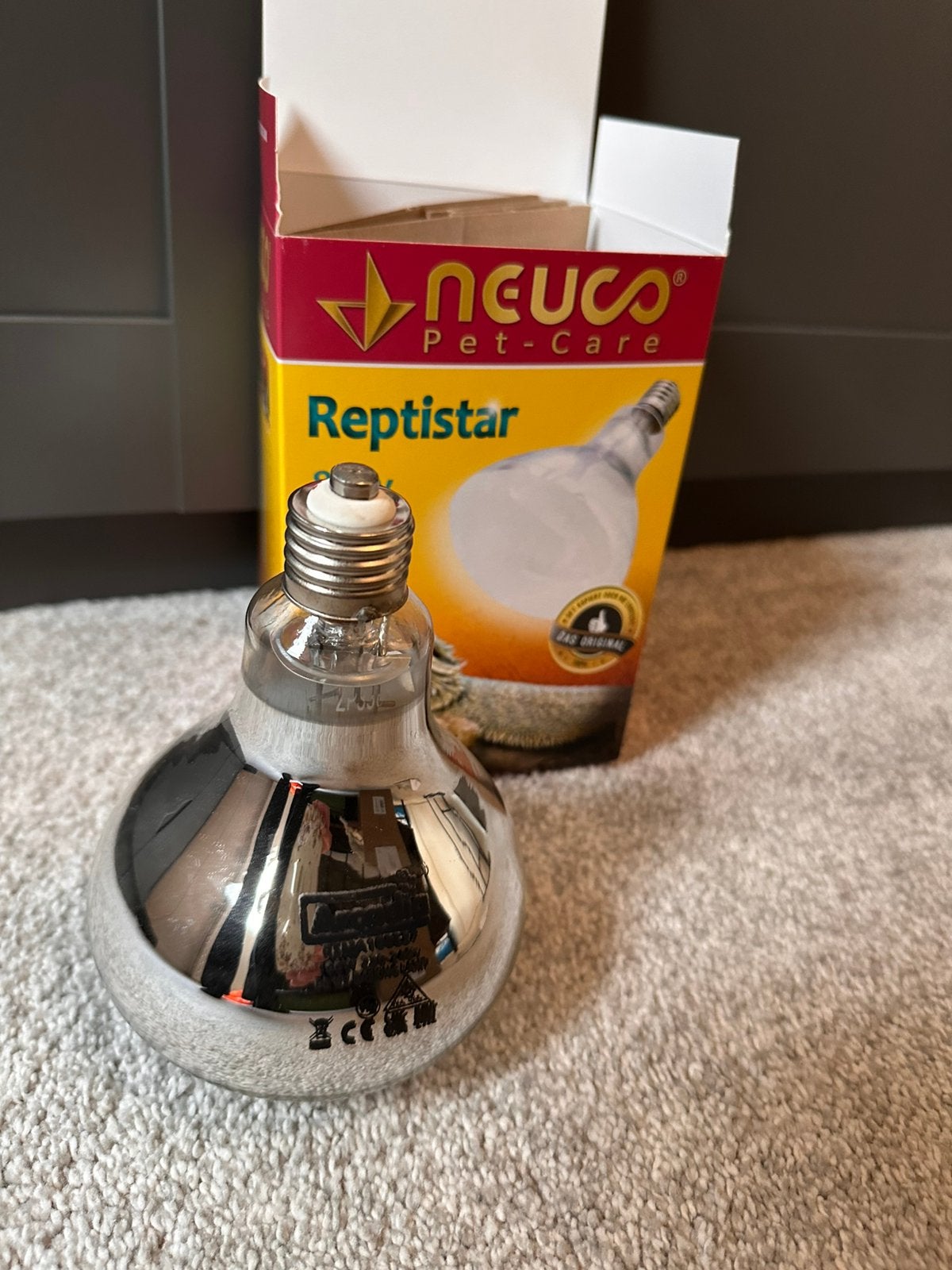 Reptistar uvb uva lamp 100 watt, Ophalen of Verzenden, Zo goed als nieuw, Terrarium of Paludarium