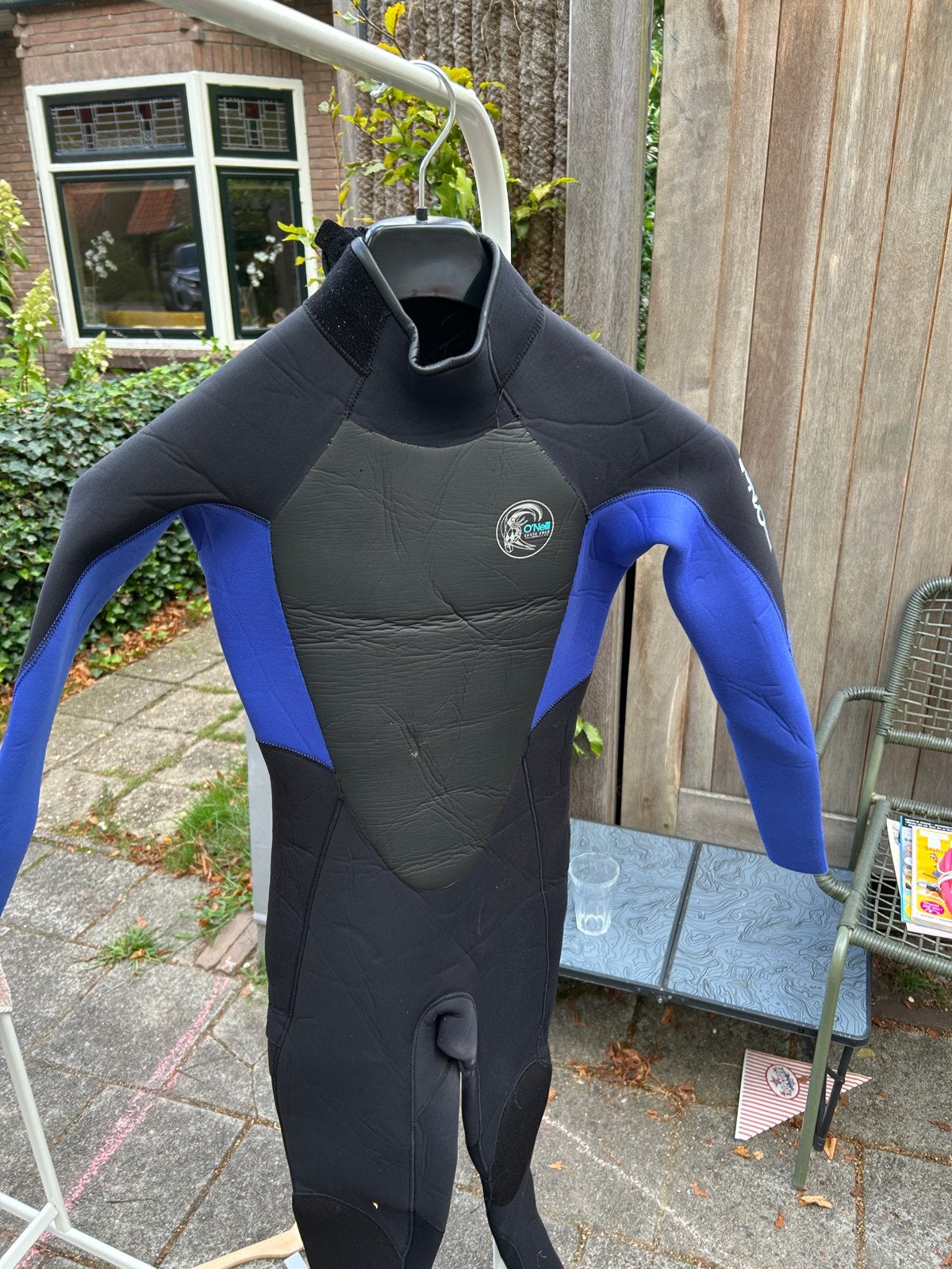O'Neill Wetsuit - Zwart/Blauw - Maat 38, Ophalen of Verzenden, Zo goed als nieuw, Dame, Wetsuit