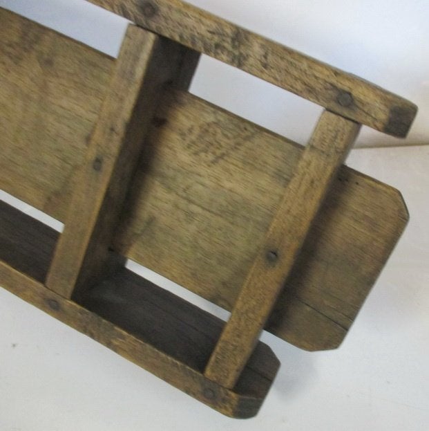 supergrote antieke houten ratel folklore, Ophalen