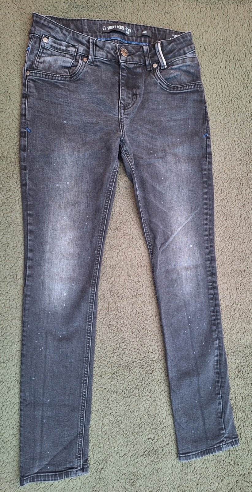 Stoere Street Rebel Jeans - Maat 158/164, Broek, Gebruikt, Ophalen of Verzenden, Jongen