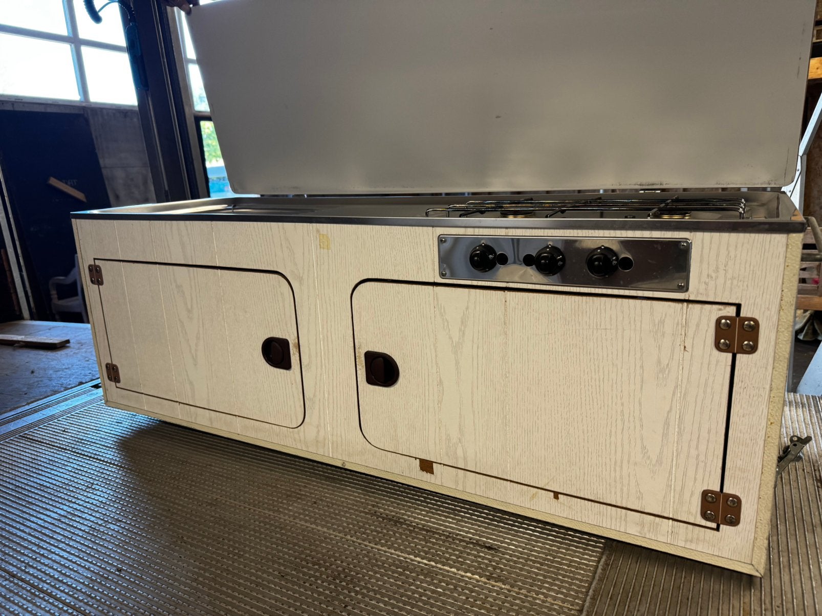 Keukenblok caravan camper, Caravans en Kamperen, Ophalen, Gebruikt, X, X
