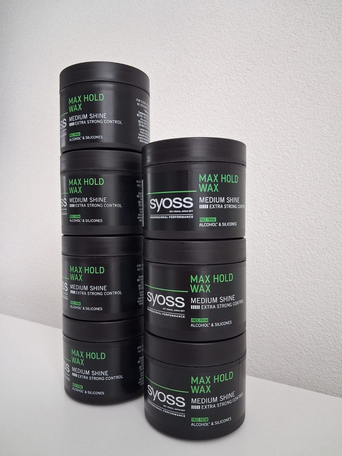 7x Syoss - Max Hold - Styling Wax - medium shine extra stron, Ophalen, Nieuw, Overige typen