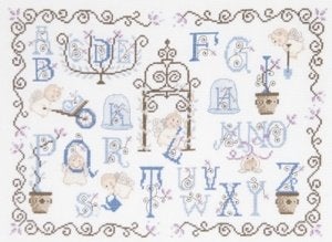 Borduurpakket Little angel ABC BK1032, Geen, Geen, Nieuw, Ophalen of Verzenden