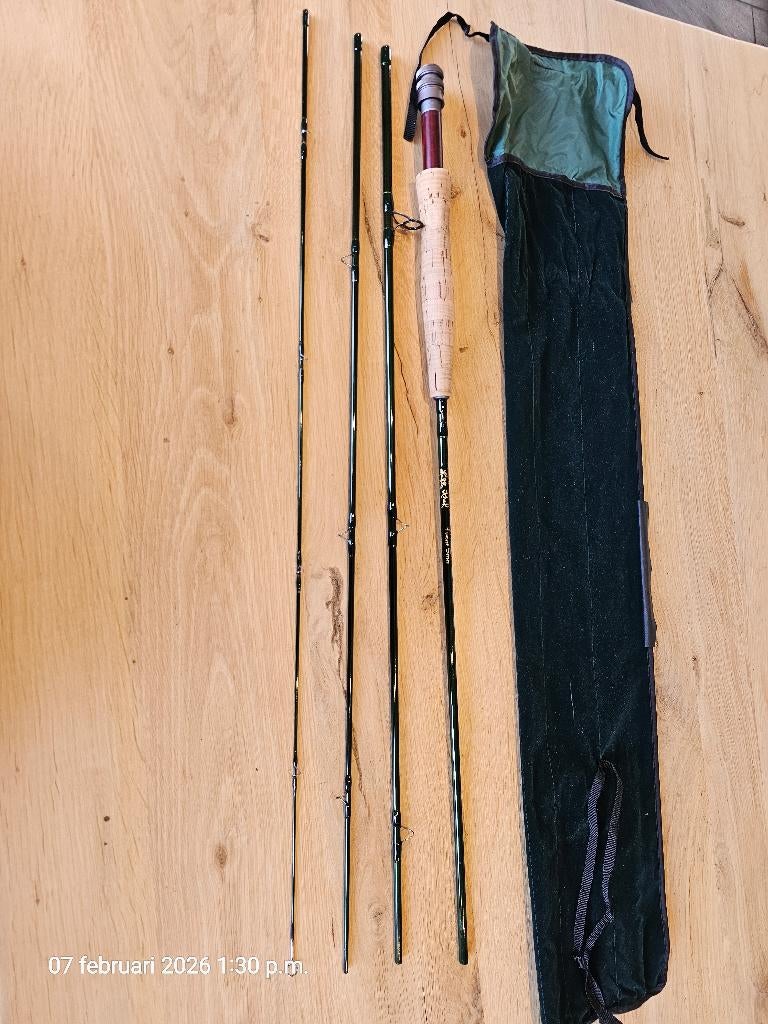 TFO Finesse Series 8,9 ft #5, Watersport en Boten, Hengelsport | Vliegvissen, Ophalen of Verzenden, Zo goed als nieuw, Werphengel
