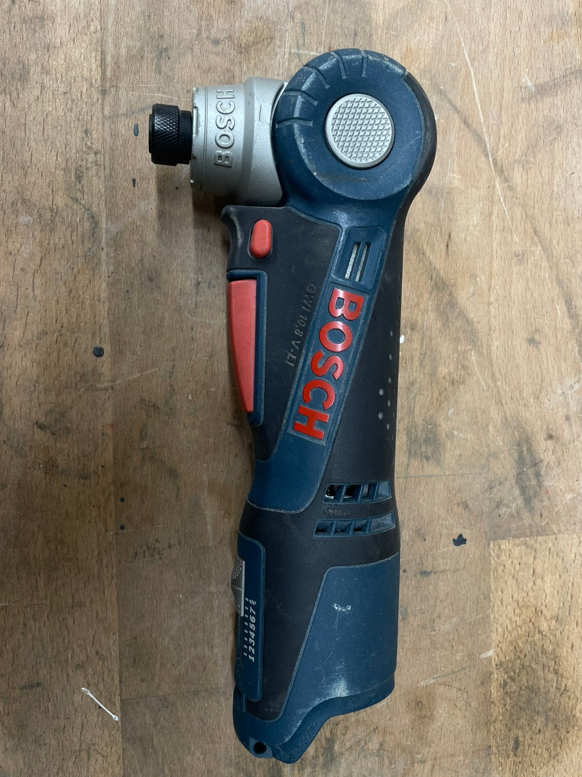 Bosch haakse schroefmachine GWI 10,8 V-LI, Ophalen of Verzenden, Gebruikt, Boor- en Schroefmachine, Variabele snelheid