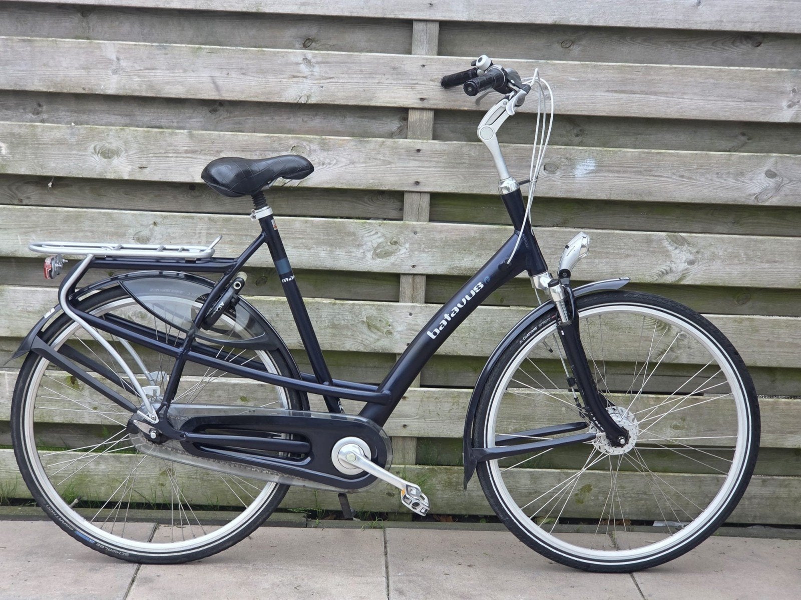 Stevige damesfiest batavus mambo framehoogte 61 cm, Fietsen en Brommers, Fietsen | Dames | Damesfietsen, 56 cm of meer, Ophalen