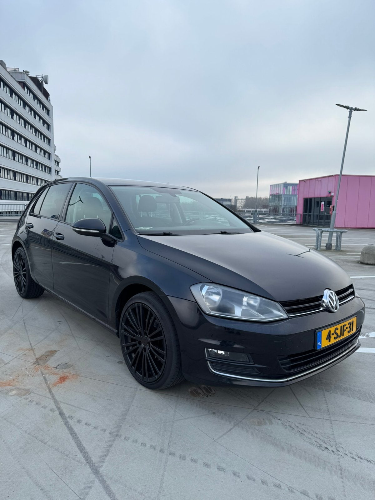 Volkswagen Golf 1.2 TSI 77KW 5D 2013 Zwart Nieuwe APK!, Auto's, Voorwielaandrijving, Euro 5, Zwart, 4 cilinders
