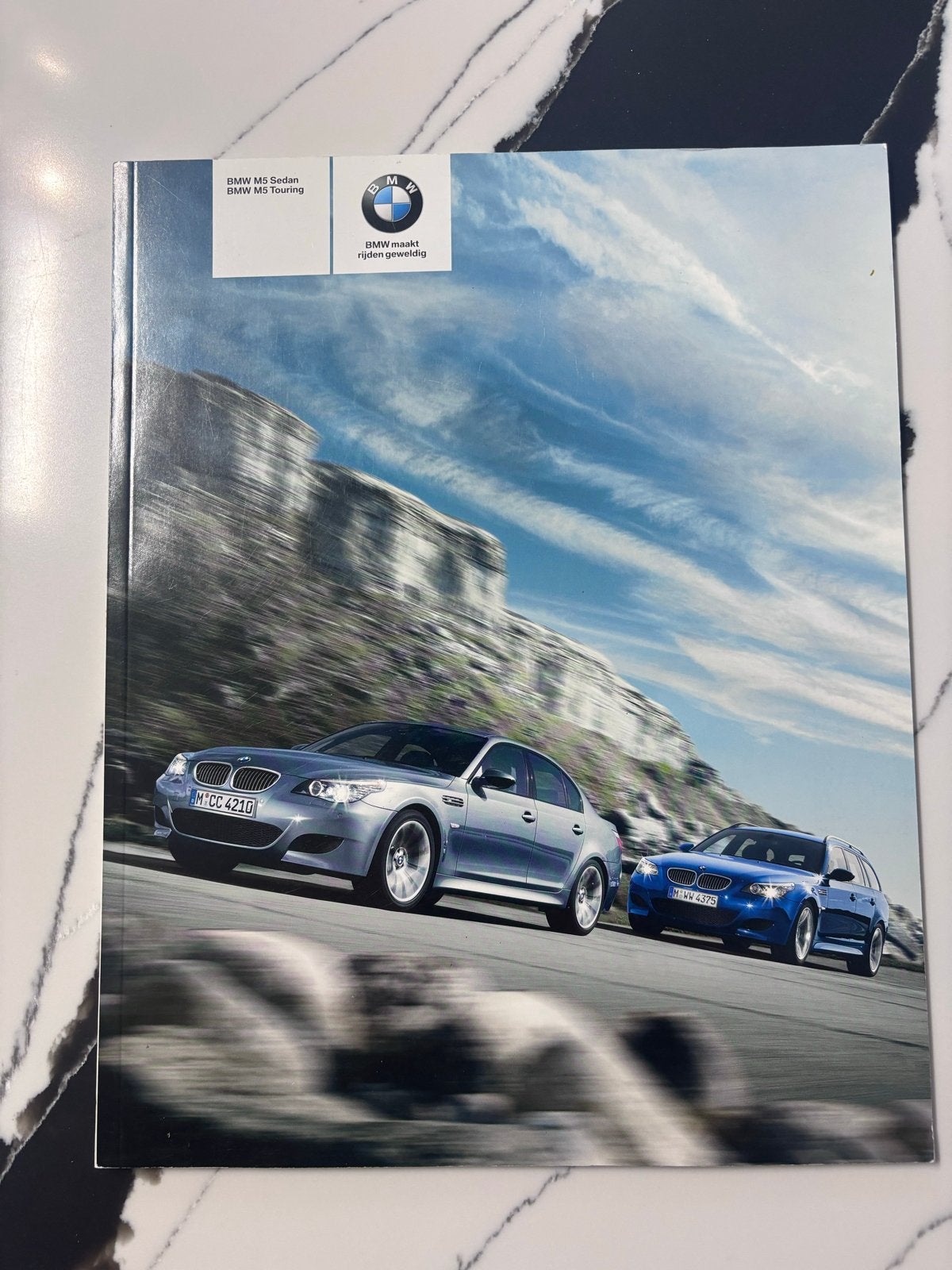BMW E60/E61 M5 Folder 2008 - Zo goed als nieuw, Ophalen of Verzenden, Zo goed als nieuw, BMW