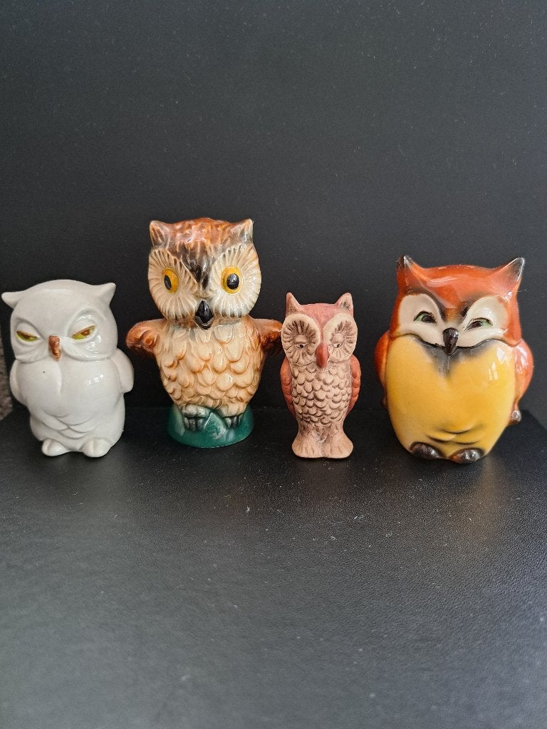 4 Goebel W Germany uiltjes, Ophalen of Verzenden, Zo goed als nieuw, Dier