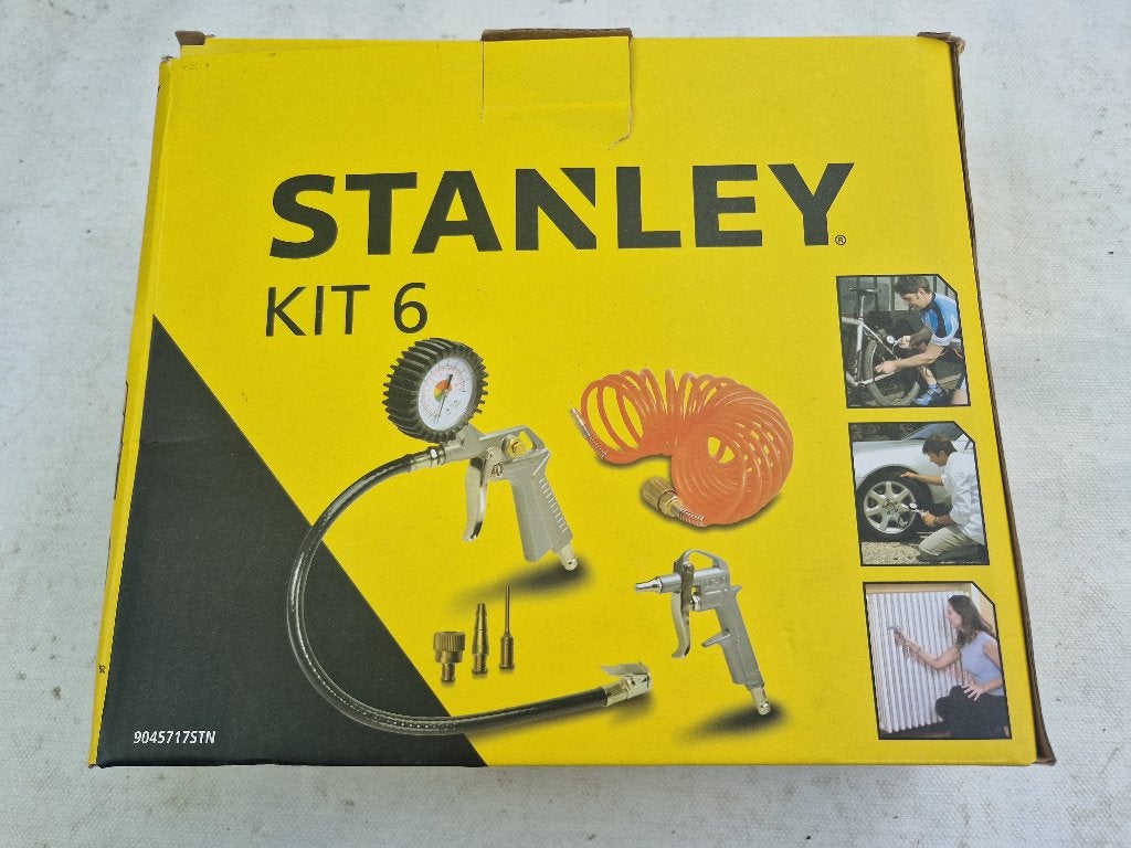 Stanley set voor compressor, nieuw, 20 euro, Minder dan 25 liter, Ophalen of Verzenden, Nieuw, 200 tot 400 liter/min