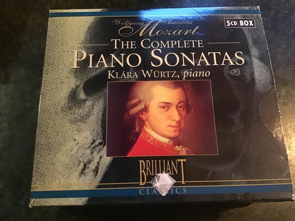 6 cd,s mozart piano sonates Klara Wurtz, Kamermuziek, Boxset, Ophalen of Verzenden, Zo goed als nieuw