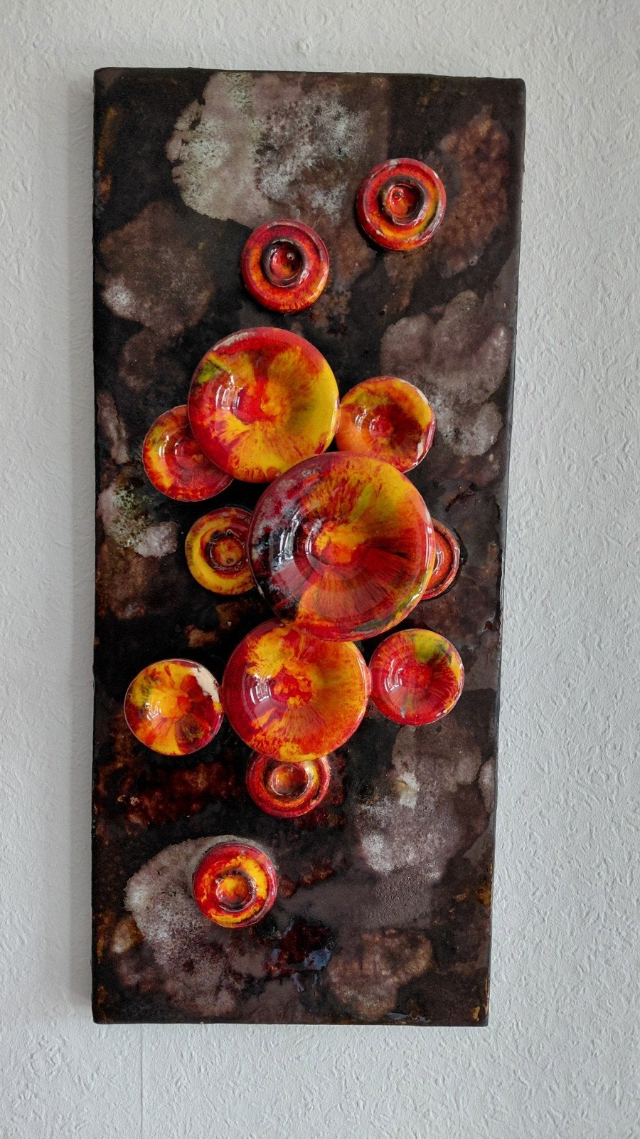 Ruscha Mushroom Fat Lava wandbord, Ophalen